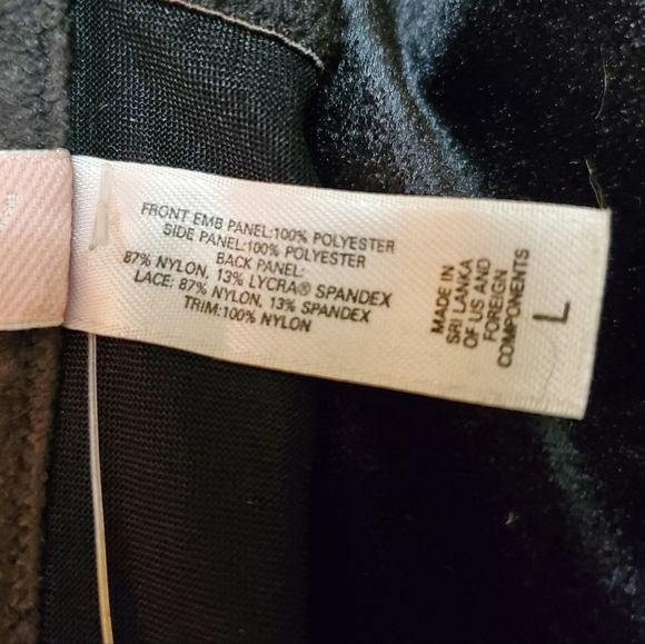 Victoria Secret Velvet Rose Embroidered Corset Size Large - Picture 9 of 9